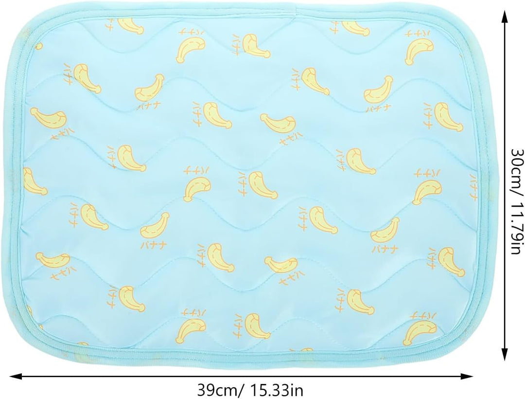 2 Stück Kühldecken für Kleintiere aus Stoff Komfortable Kühlmatten für Hamster und Kaninchen Strapaz