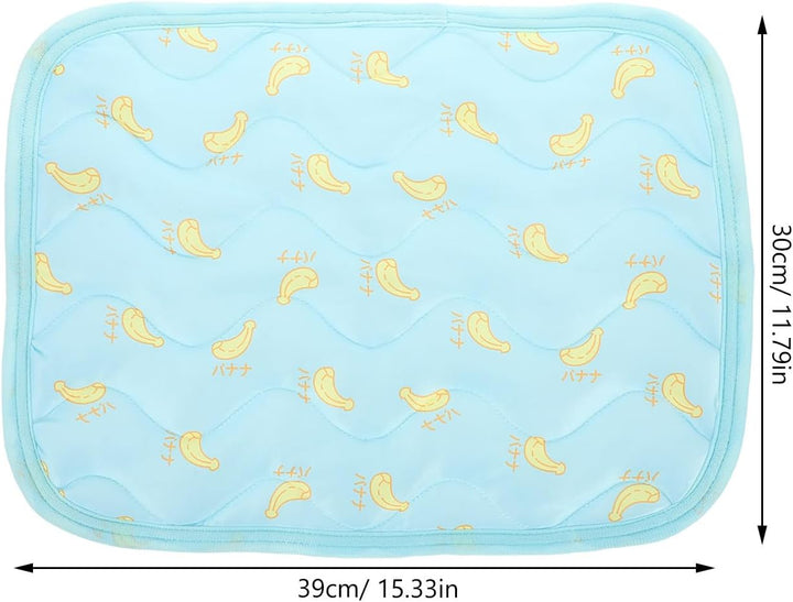 2 Stück Kühldecken für Kleintiere aus Stoff Komfortable Kühlmatten für Hamster und Kaninchen Strapaz