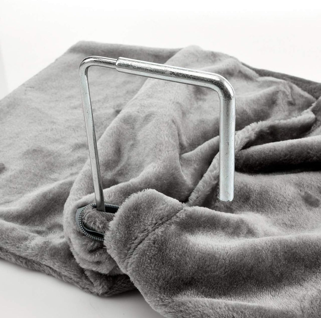 CanadianCat Company | XXL Hammock | Liegemulde BZW. Heizungsliege für Grosse Katzen | Silber Hellgra