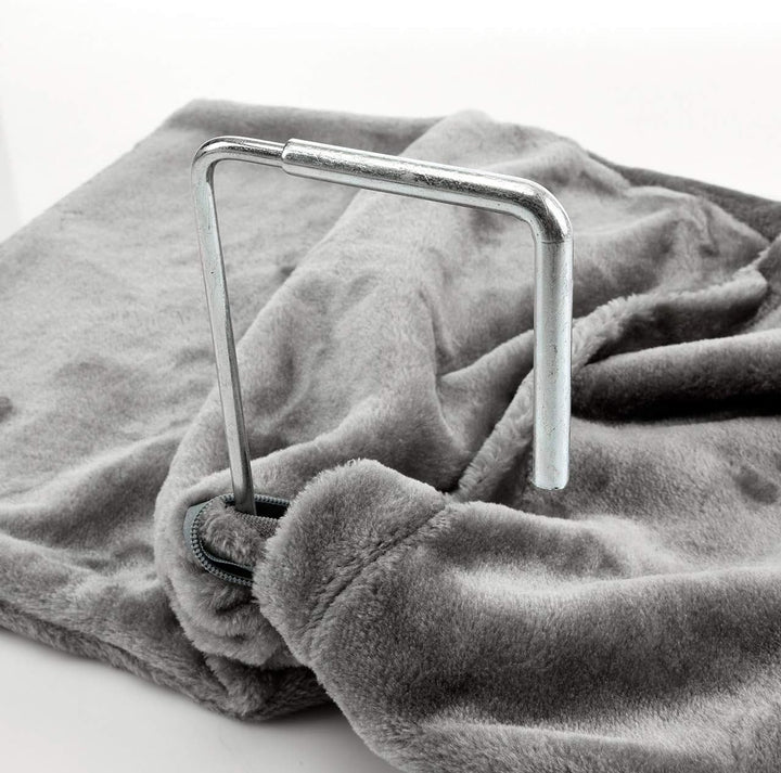 CanadianCat Company | XXL Hammock | Liegemulde BZW. Heizungsliege für Grosse Katzen | Silber Hellgra