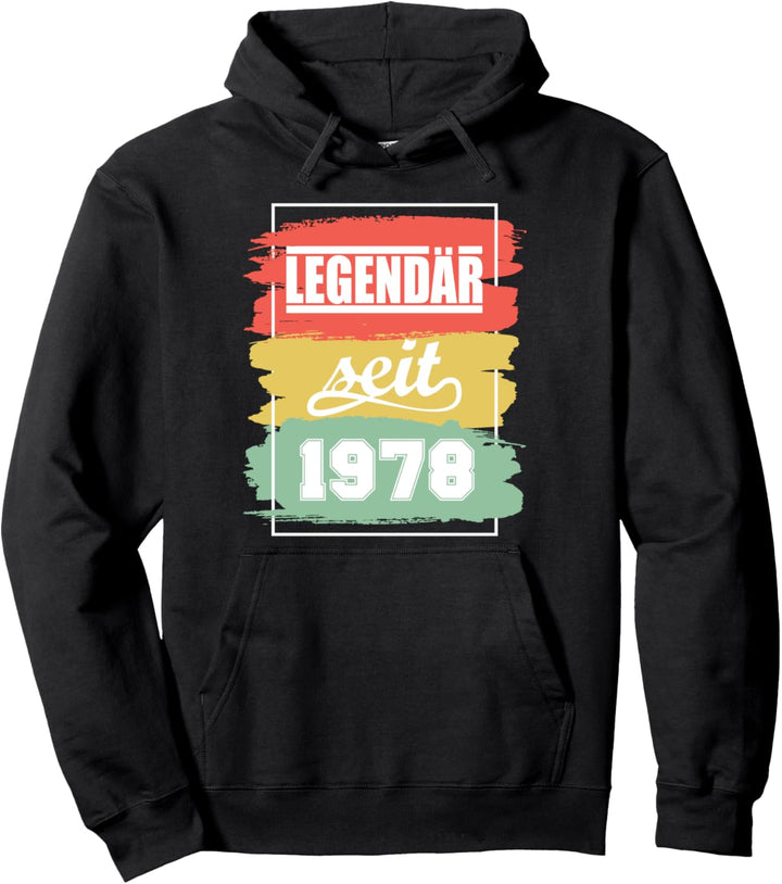 Geschenk Geburtstag 1978 Geboren Pullover Hoodie