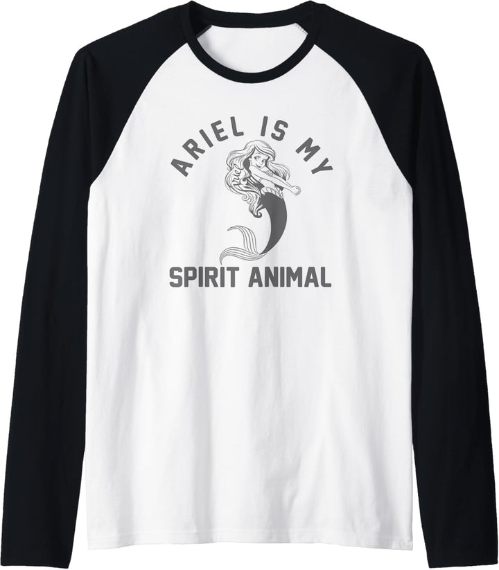 Disney Little Mermaid Ariel My Spirit Animal Raglan