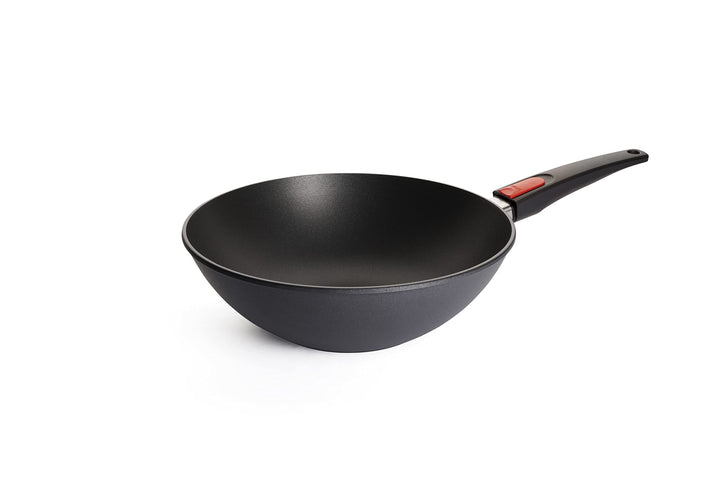 Woll Diamond Lite Wok- und Rührpfanne, Ø 30 cm, 10 cm hoch, mit abnehmbaren Stiel - Geeignet für Cer