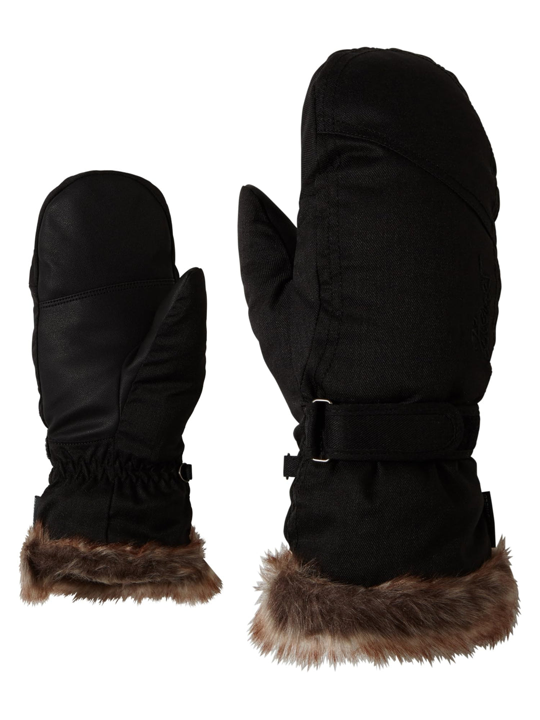 Ziener Damen KEM Mitten Lady Glove Ski-Handschuhe/Wintersport | Warm, Atmungsaktiv 8 black-stru, 8 b