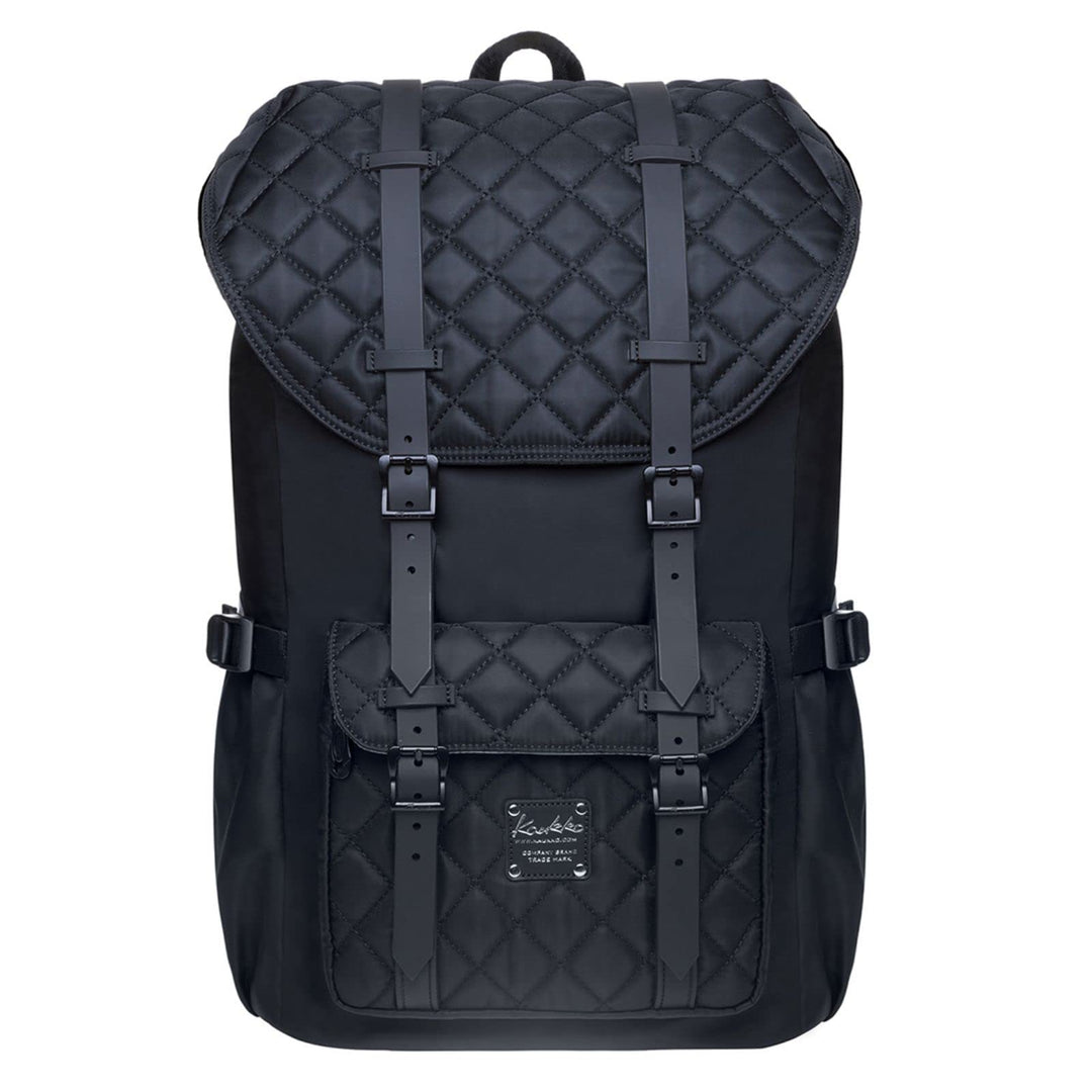 KAUKKO Rucksack Handgepäck Damen Herren Daypack mit Laptopfach für 14 Zoll Notebook für Freizeit Job