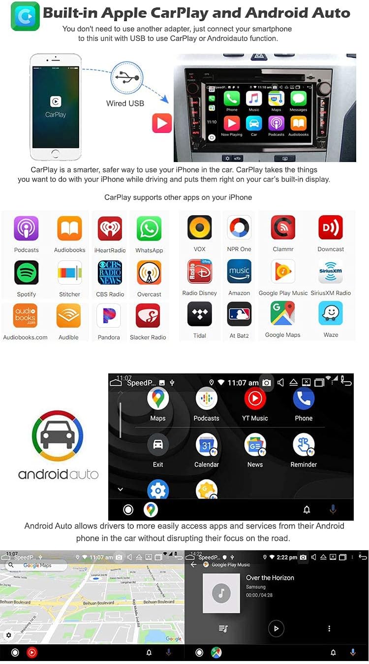 Erisin 7" Android 11.0 Autoradio mit Navi GPS für Opel Antara Astra Corsa C/D Meriva Signum Vivaro Z