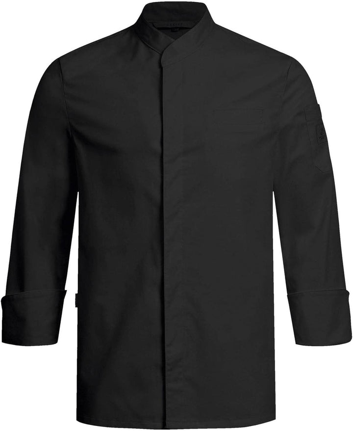 Greiff Gastro-Moda Cuisine Herren Kochjacke Regular-Fit L Schwarz, L Schwarz