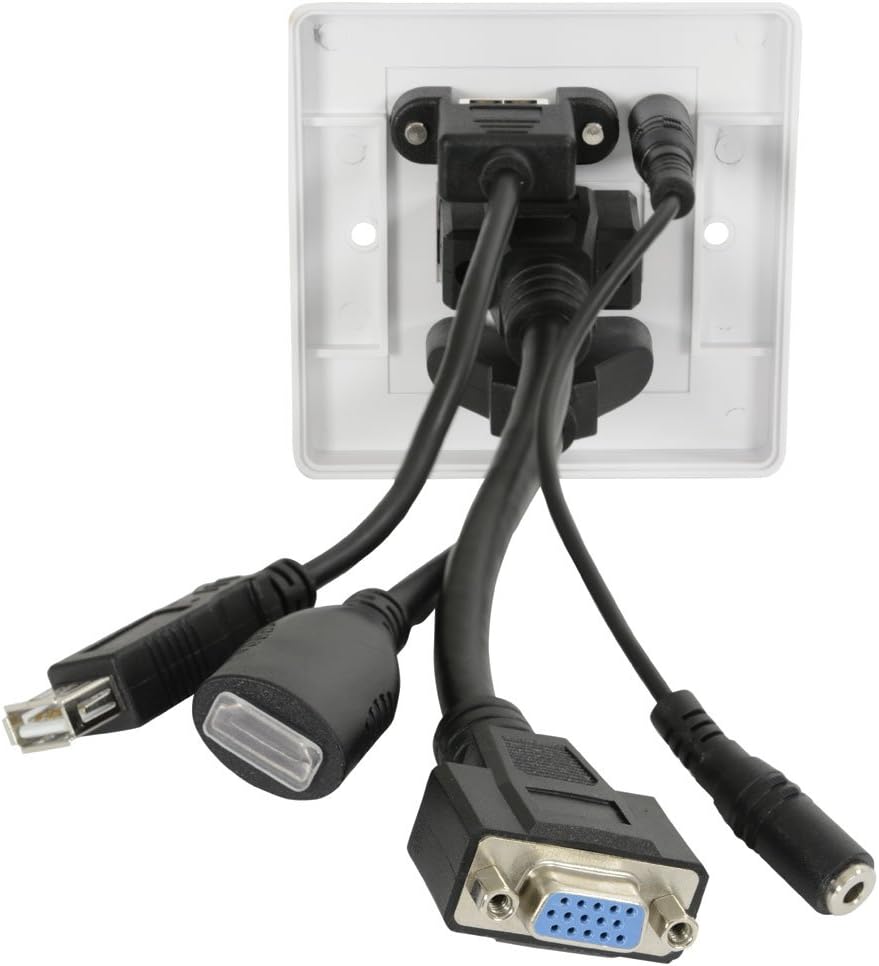 AVLink 3,5 mm HDMI VGA USB Wanddose