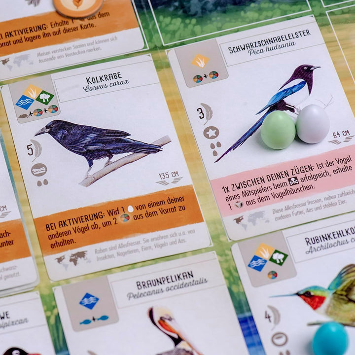 Feuerland Spiele 63558, FLÜGELSCHLAG Brettspiel, Kennerspiel des Jahres 2019, 1 bis 5 Spieler Single