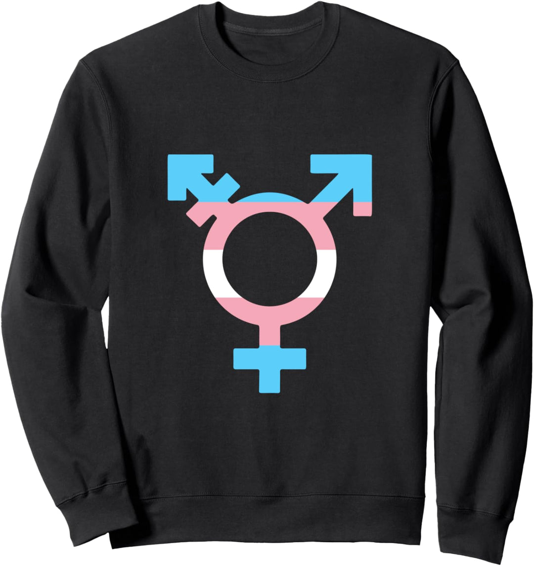 Transgender LGBT Trans Pride Symbol Gay Flag Lesbian Cute Sweatshirt