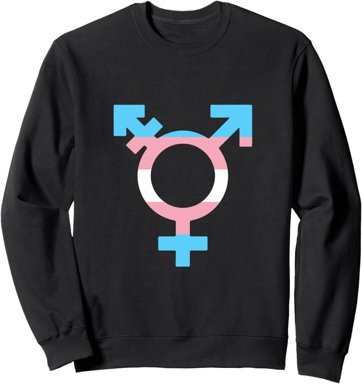 Transgender LGBT Trans Pride Symbol Gay Flag Lesbian Cute Sweatshirt