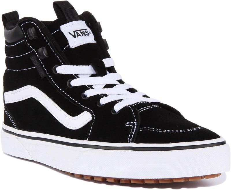 Vans Unisex Kinder Filmore Hi Vansguard Sneaker 27 EU Suede Black White, 27 EU Suede Black White