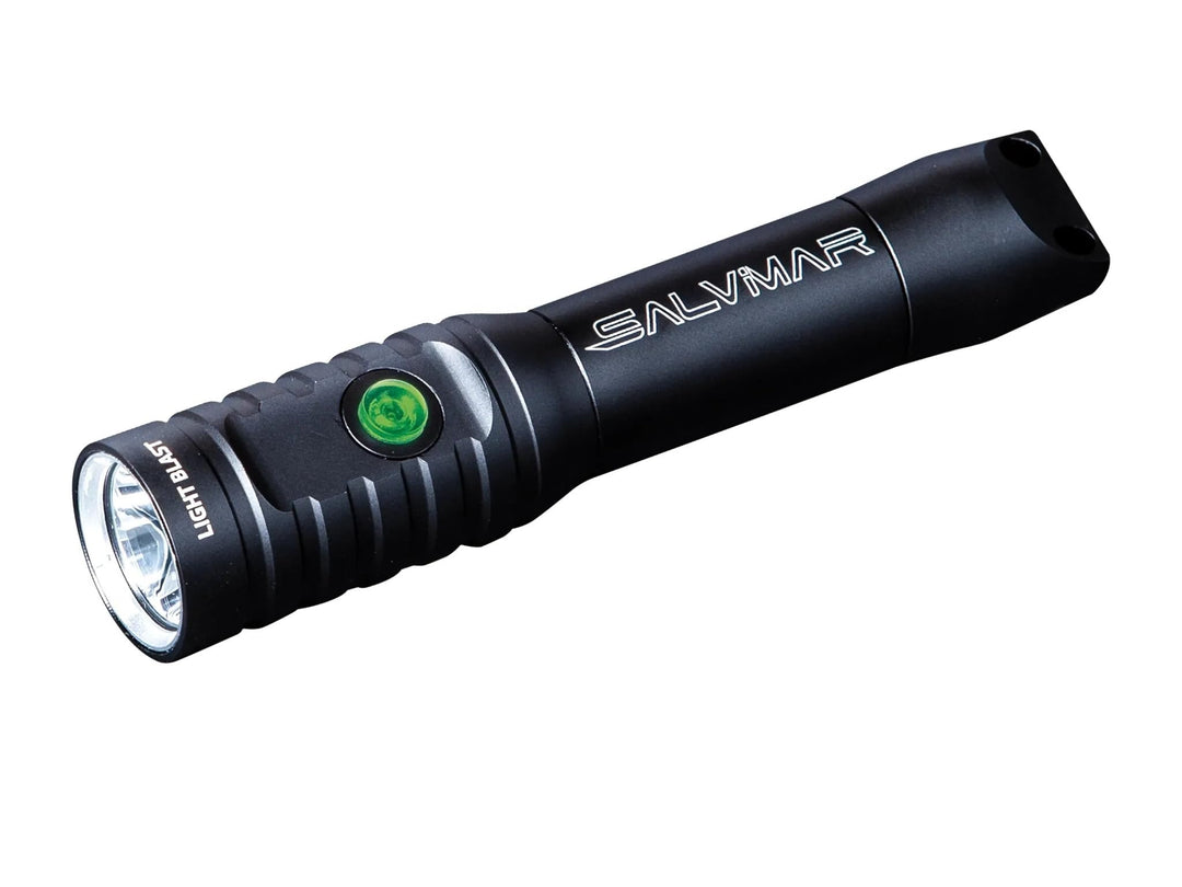 SALVIMAR Unisex – Erwachsene Light Blast unterwasserlampe, Schwarz-helles Licht, 158 mm
