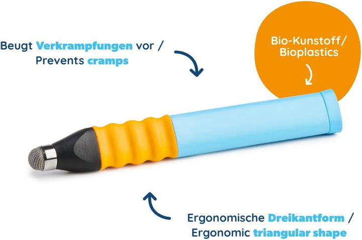 Edurino Ergonomischer Eingabestift I Special Edition | Tablet Stift für Kinder I Eingabestift für Ed