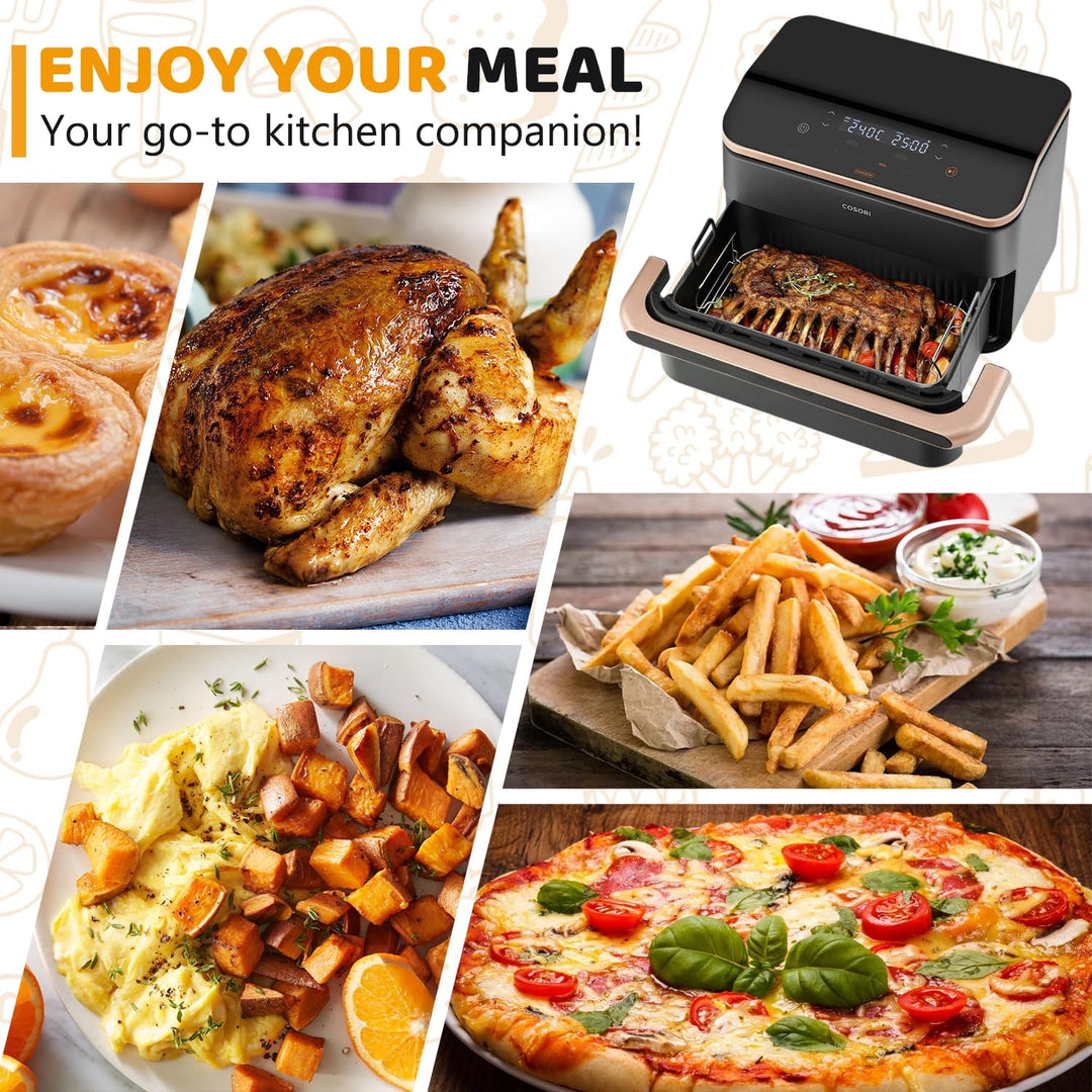 3 Stück Silikonform HeissLuftfritteuse Zubehör für Cosori Twinfry 10L,Silikonform Airfryer für Cosor