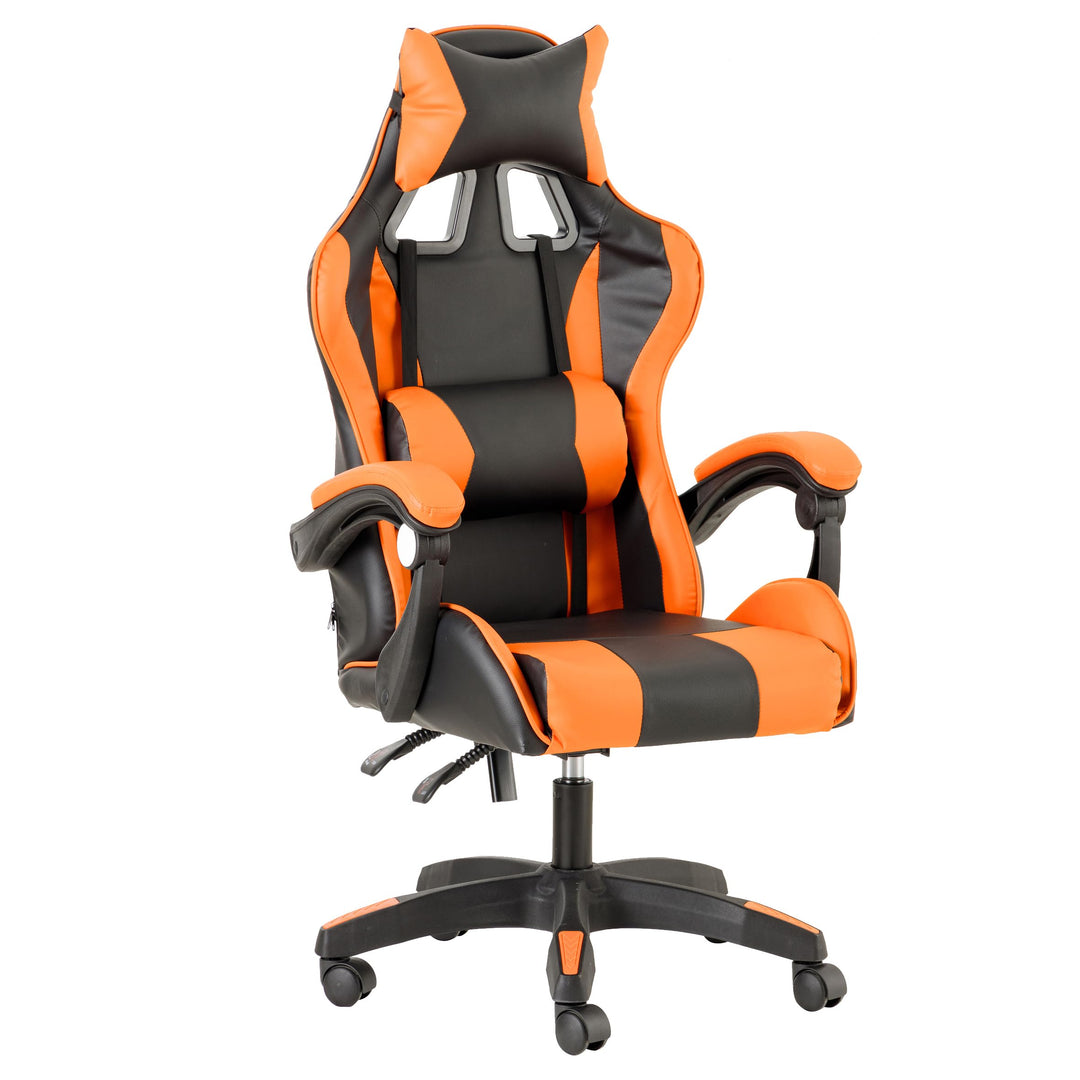 Baroni Home Gaming-Stuhl, ergonomischer Bürostuhl, gepolstert Gaming Sessel mit bequemer, Verstellba