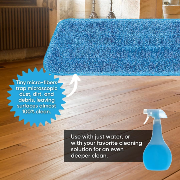 3 Pack Cinch Mop Ersatzköpfe Mikrofaser Mops für Bodenreinigung Wandwischer mit wiederverwendbaren w