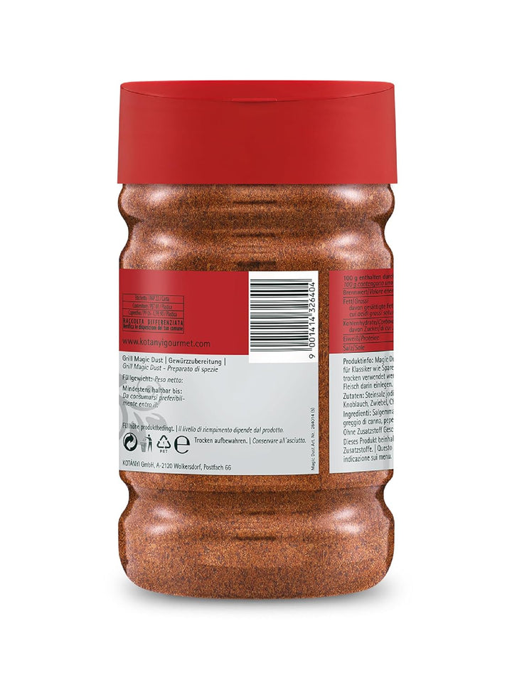 KOTÁNYI Magic Dust Grillgewürz - BBQ-Rub für jede Fleischsorte - Gewürzmischung zum Grillen - Marina