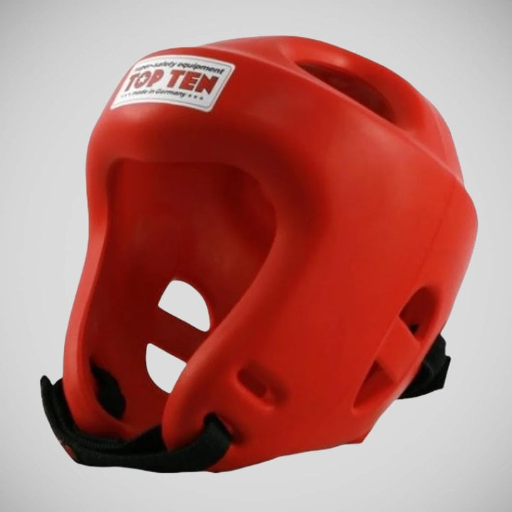 Top Ten Fight Head Guard Blue Red L, Red L