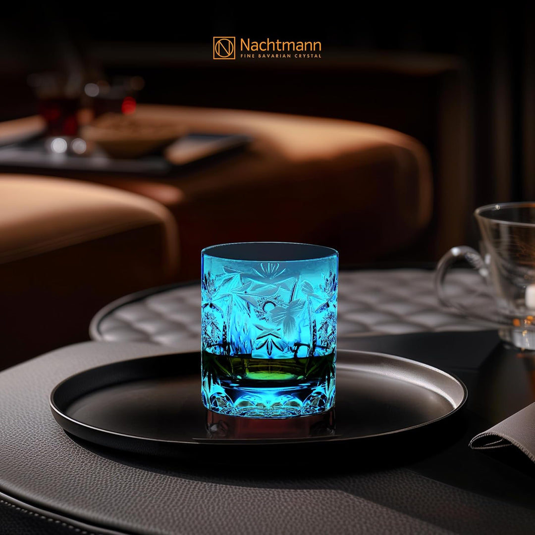 Spiegelau & Nachtmann Whiskeyglas, Glas, Hellblau, 9 cm, Hellblau