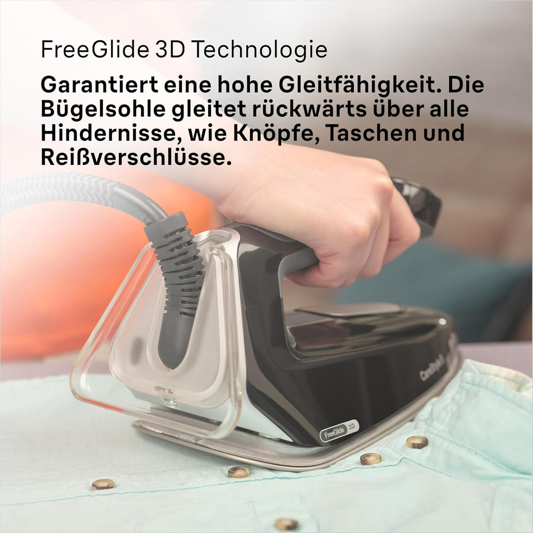 Braun Dampfbügeleisen CareStyle 5 IS5249BK mit FreeGlide 3D, 150 g/min Dampfleistung, schnelle Aufhe