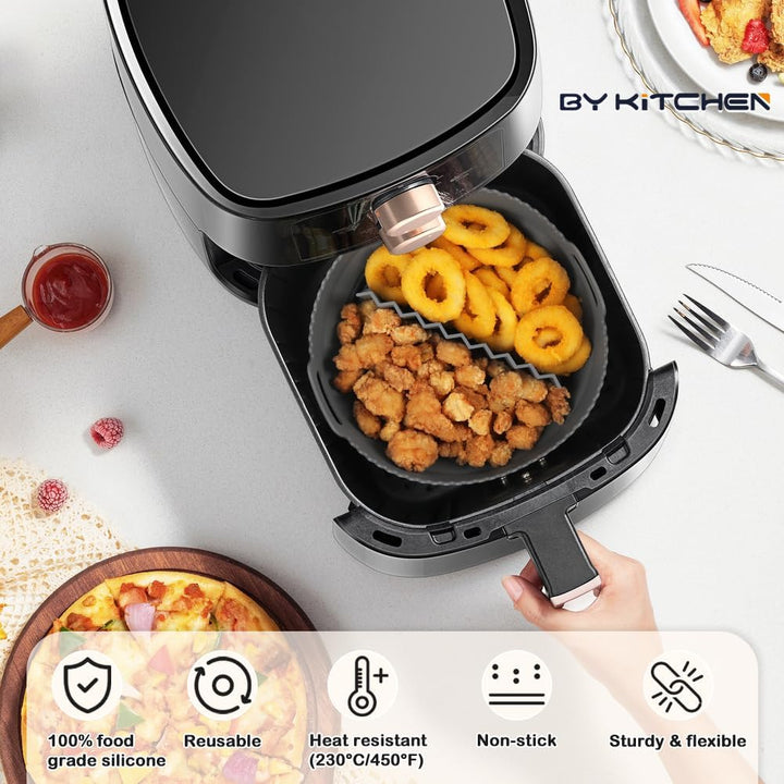 BYKITCHEN Airfryer Silikonform für Ninja Airfryer Max 5,2L AF160EU AF150EUCP, Airfryer Zubehör für C