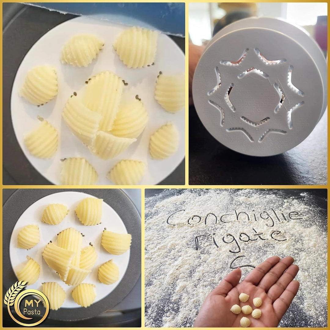 MY PASTA - Conchiglie Rigate S - Zubehör Für Pastamaker - Pasta Disc Kompatibel Mit Philips Pasta Ma