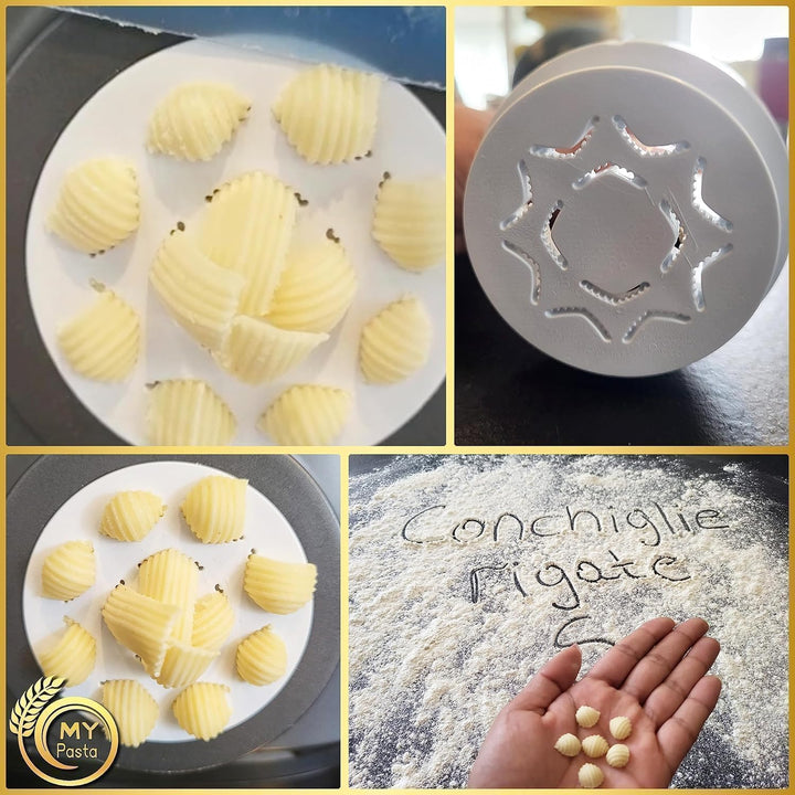 MY PASTA - Conchiglie Rigate S - Zubehör Für Pastamaker - Pasta Disc Kompatibel Mit Philips Pasta Ma