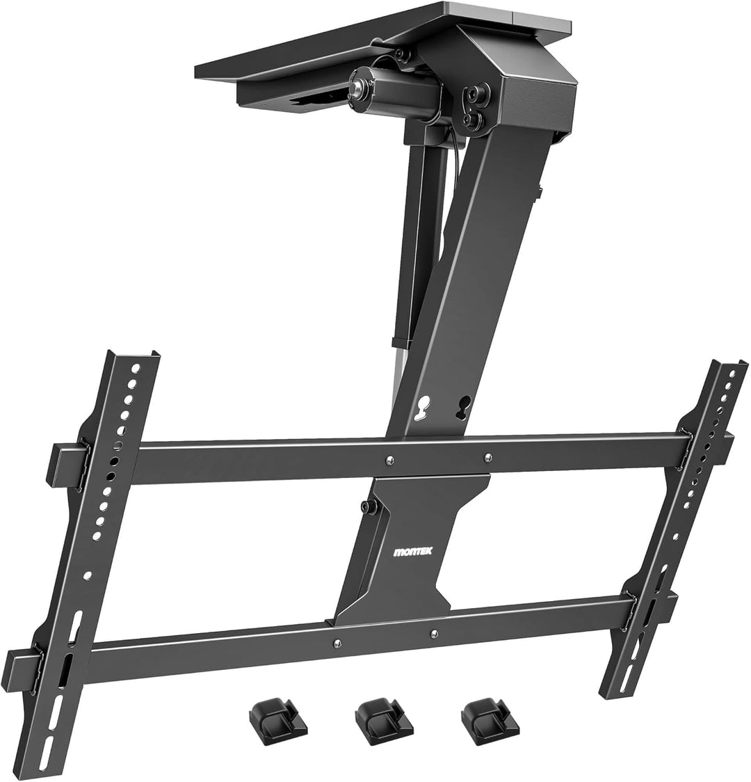 monTEK TV Deckenhalterung Elektrisch für 43-86 Zoll Fernseher, Elektrische TV Halterung Motorisiert