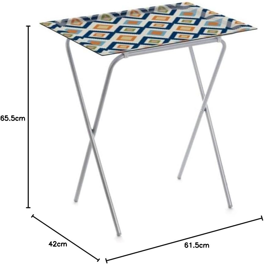 DON HIERRO - Zusammenklappbarer Beistelltisch mit abnehmbarem Tablett, ADA-81 61,5 x 42 x 65,5 cm. 8