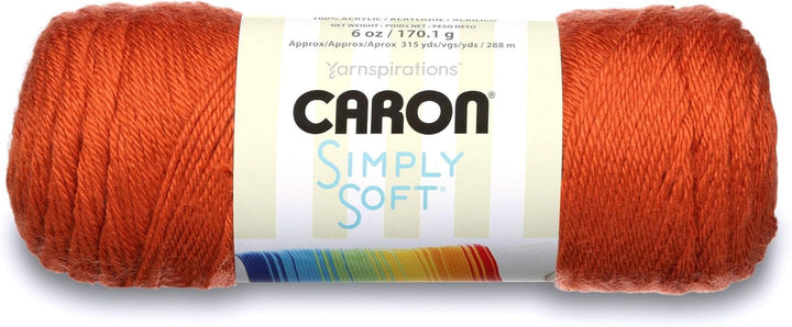 Caron, 170 g, Caron Simply Soft Strickgarn, 3 Stück, bone_parent #H97003-9765 Pumpkin, #H97003-9765