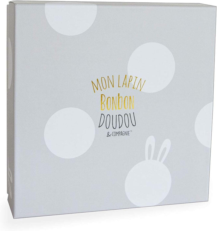 Doudou et Compagnie DC2123 Lapin Bonbon Stofftier, Taupe, Taupe