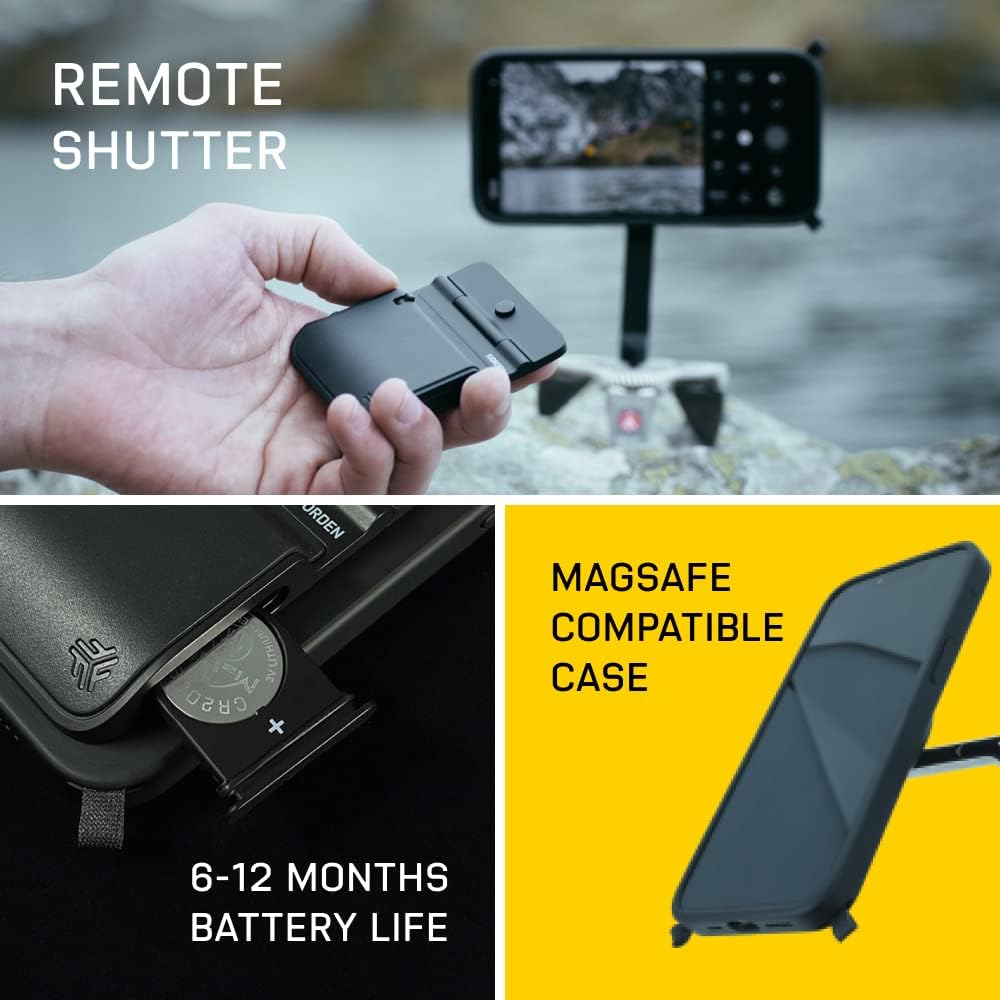 FJORDEN Plus Bundle für iPhone 17 Pro Max – MagSafe-Handygriff, Kameragriff mit Auslöser – Magnetisc