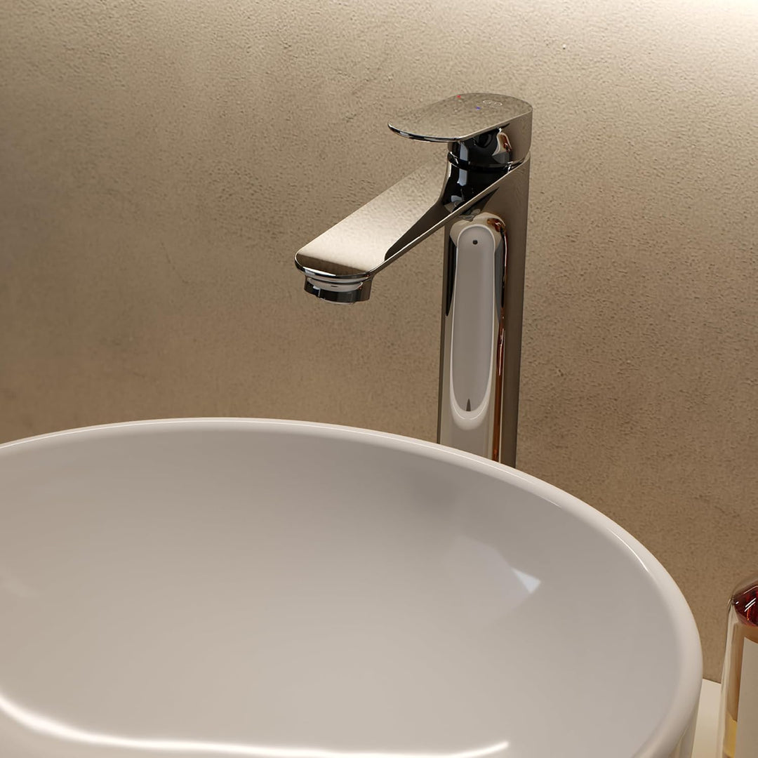Ideal Standard Alero Waschtischarmatur, Auslaufhöhe 240 mm, wassersparender Wasserhahn Badezimmer, b