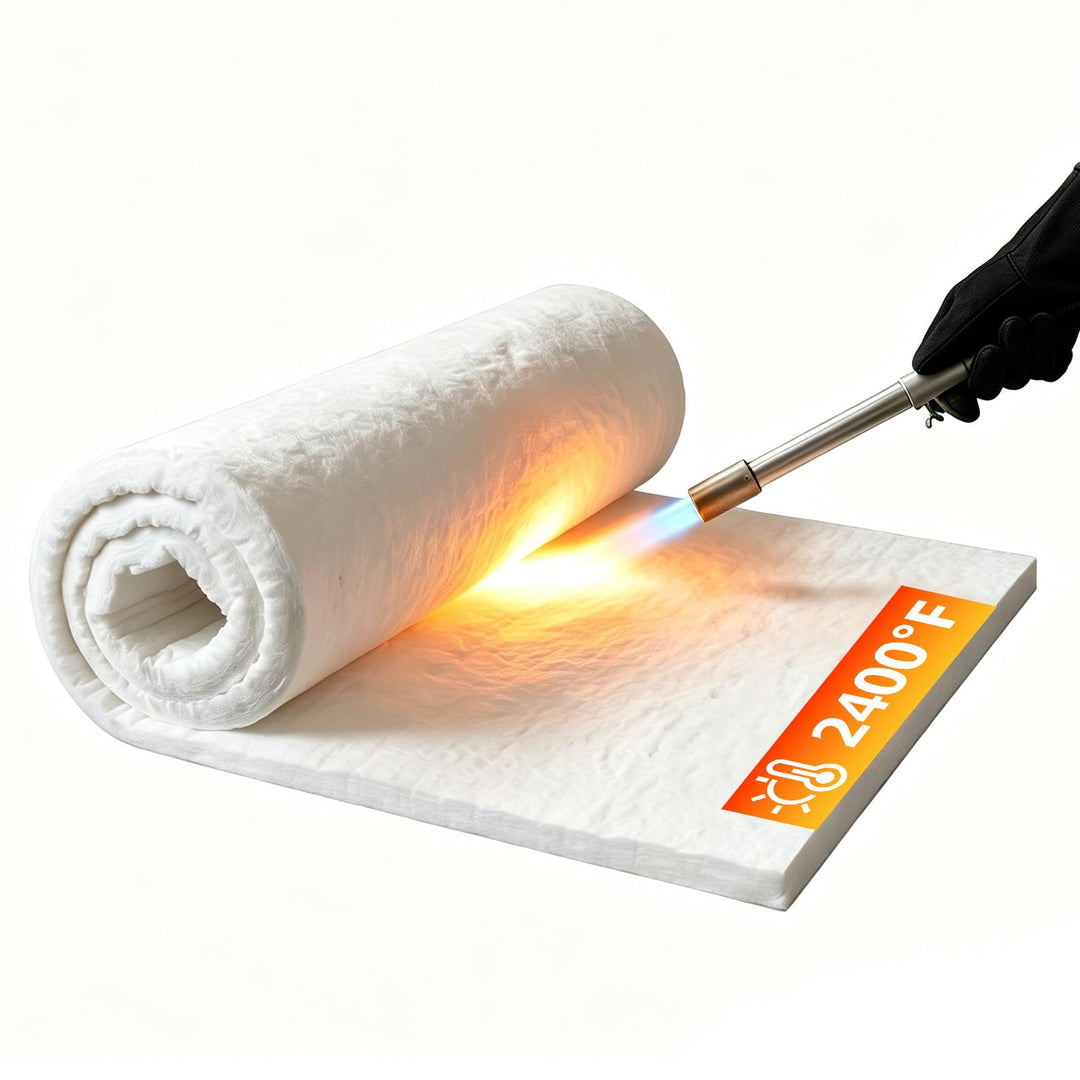 Keramikfaser Isolierdecke 61 X 40 X 2.5 cm Feuerfeste Isolierdecke, Ofenrohr Isolierung, Keramikfase