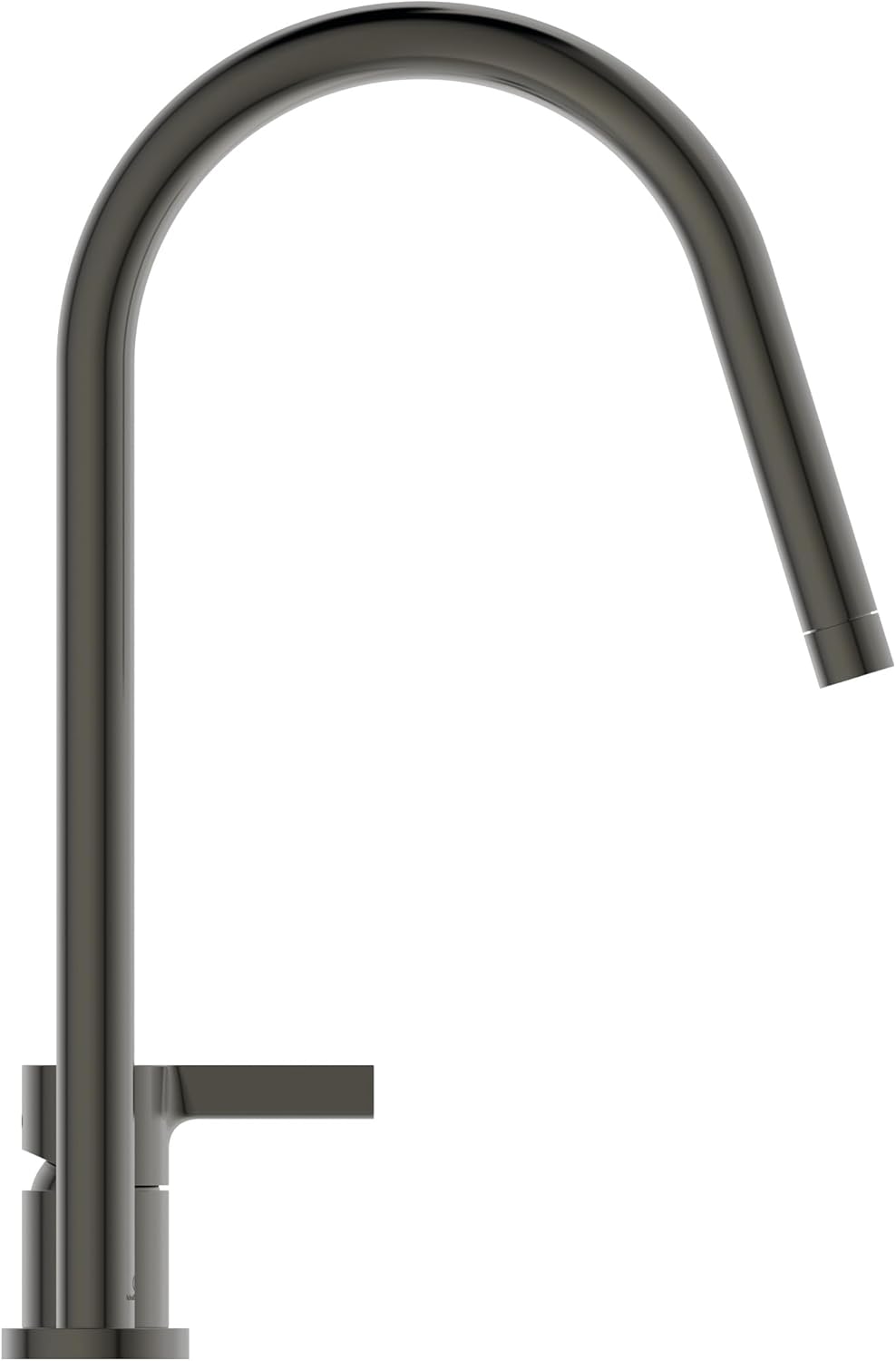Ideal Standard – Gusto 2-Loch Küchenarmatur, Hoher Auslauf mit zylindrischem Querschnitt, mit FirmaF
