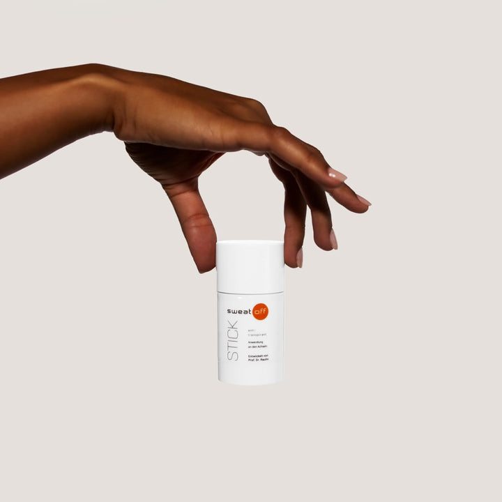 Sweat-Off Antitranspirant Stick 50ml gegen Schwitzen | Deo & Antitranspirant in einem | mit dezent-f