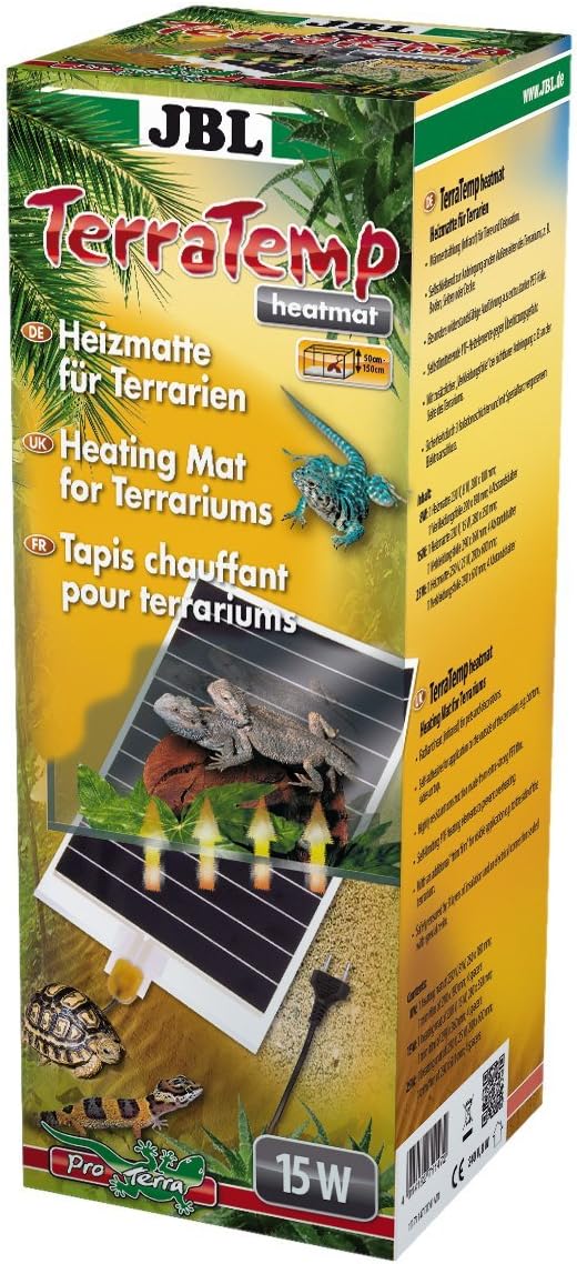 JBL Heizmatte für Terrarien, 15 W, TerraTemp heatmat, 280 x 350 mm 280 x 350 mm (15 W), 280 x 350 mm