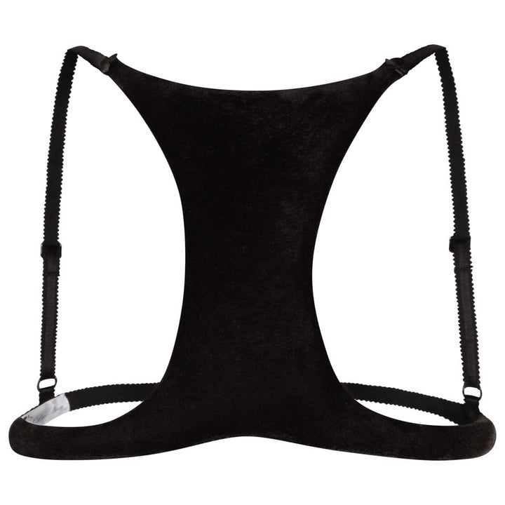 La Decollette Original faltenfreie Dekolettee Schlaf BH Uni Grösse Black Velvet