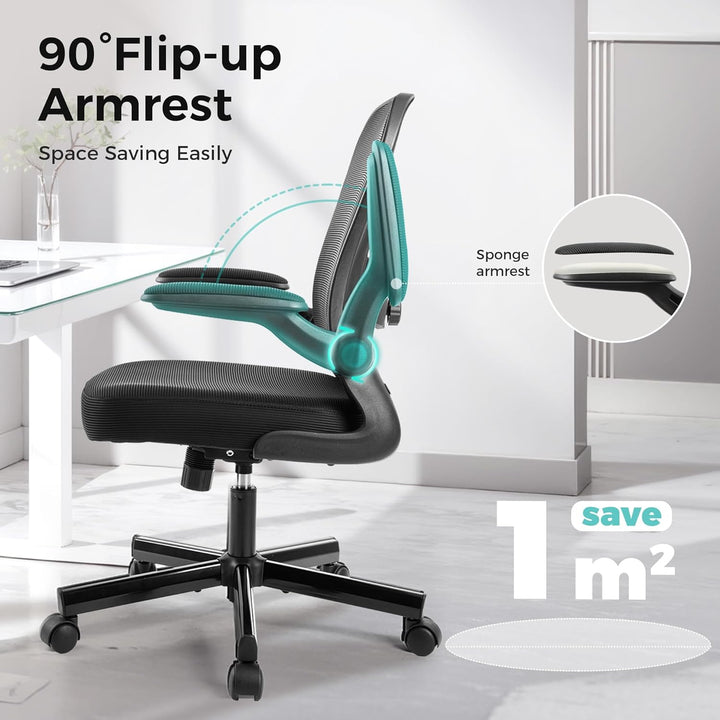 ALPHA HOME Bürostuhl Ergonomischer, Schreibtischstuhl Höhenverstellbar Chefsessel Ergonomisch Comput