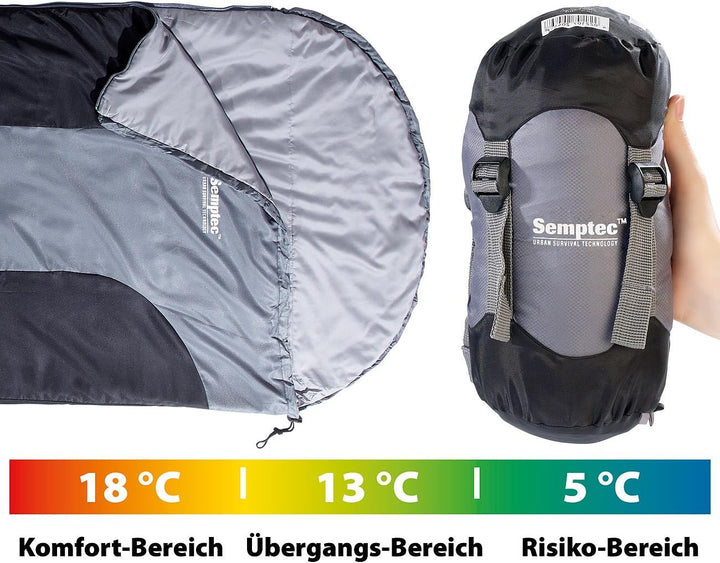 Semptec Urban Survival Technology Sommerschlafsack leicht: Ultraleichter Sommer-Schlafsack, Mikrofas