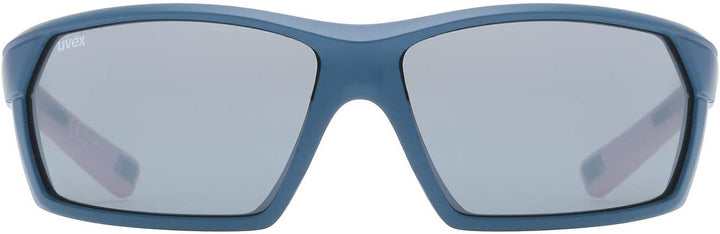 Uvex Unisex Uvex Sportstyle 225 Sportbrille (1er Pack) Einheitsgrösse Blue Matt Rose/Silver, Einheit