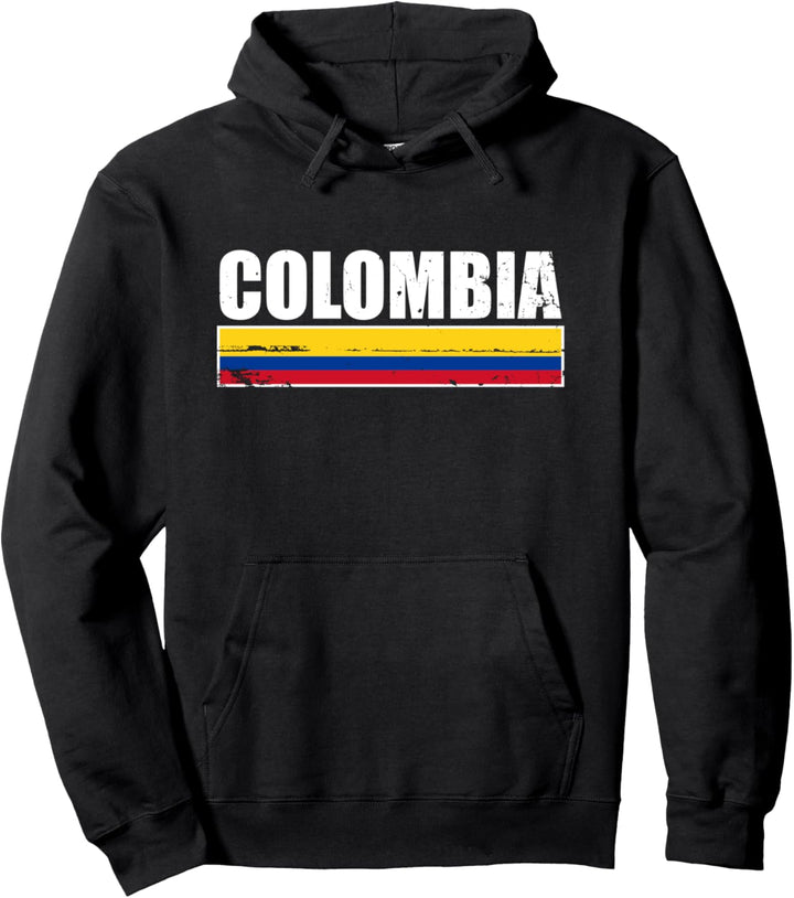 Colombia Kolumbien Kolumbianische Flagge Kolumbianer Pullover Hoodie