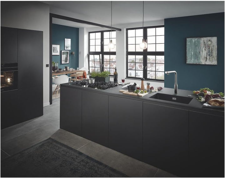 GROHE K700 Unterbau | Kompositspüle | granit schwarz | 31653AP0, 45.7 x 40.6 cm Grau (Granite Black)