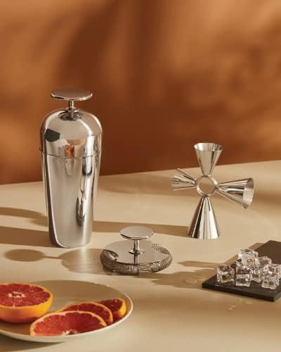 Alessi The Tending Box GIA26SET – Cocktail-Set mit Parisienne Shaker, Double Bar Sieb, Quadri Combo