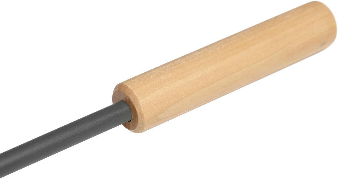 raik R1007 Raik Kaminbesteck Gustav, 3-teilig, Anthrazit, Holzgriffe,