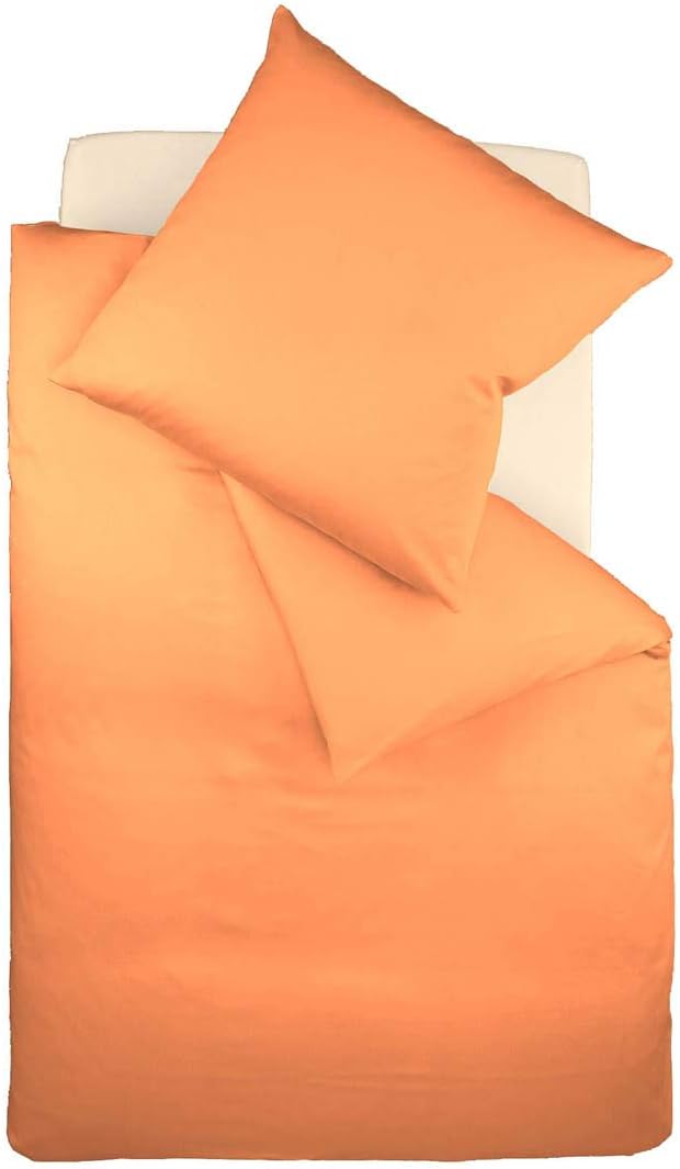 Fleuresse Colours Bettwäsche, Uni-Mako-Satin, terra, 200 x 220 cm Terra 200/220 Uni, Terra 200/220 U