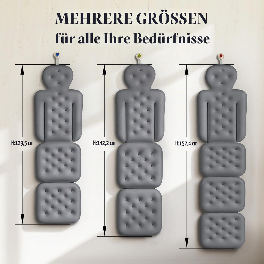 Ganzkörper-Badewannenkissen, Dickes Badekissen mit Wäschesack, luxuriöses Badewannenkissen zur Unter