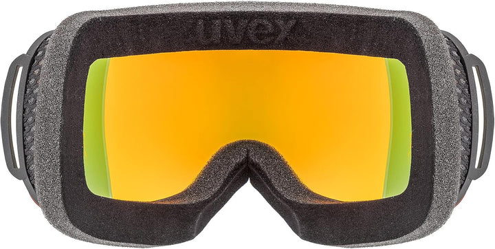 Uvex Unisex Downhill 2000 Cv Skibrille (1er Pack) Einheitsgrösse black matt/orange-orange, Einheitsg