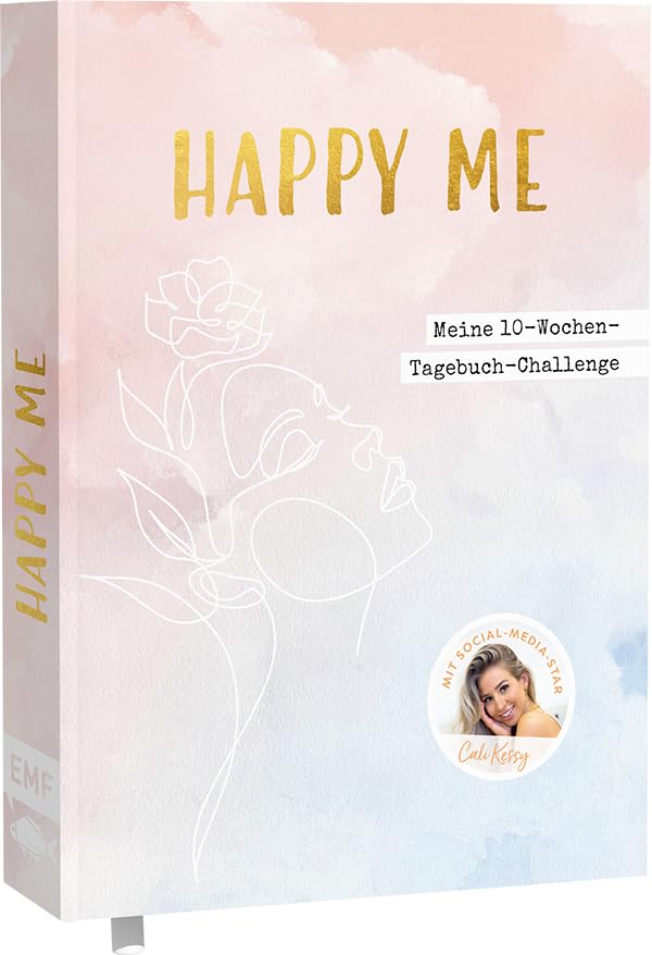 Happy me – Meine 10-Wochen-Tagebuch-Challenge mit Social-Media-Star Cali Kessy, Gebundenes Buch
